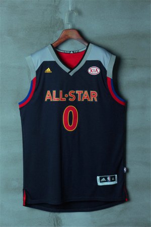 Maillot De Basket All Star 2017 NBA Western Russell Westbrook 0 Noir